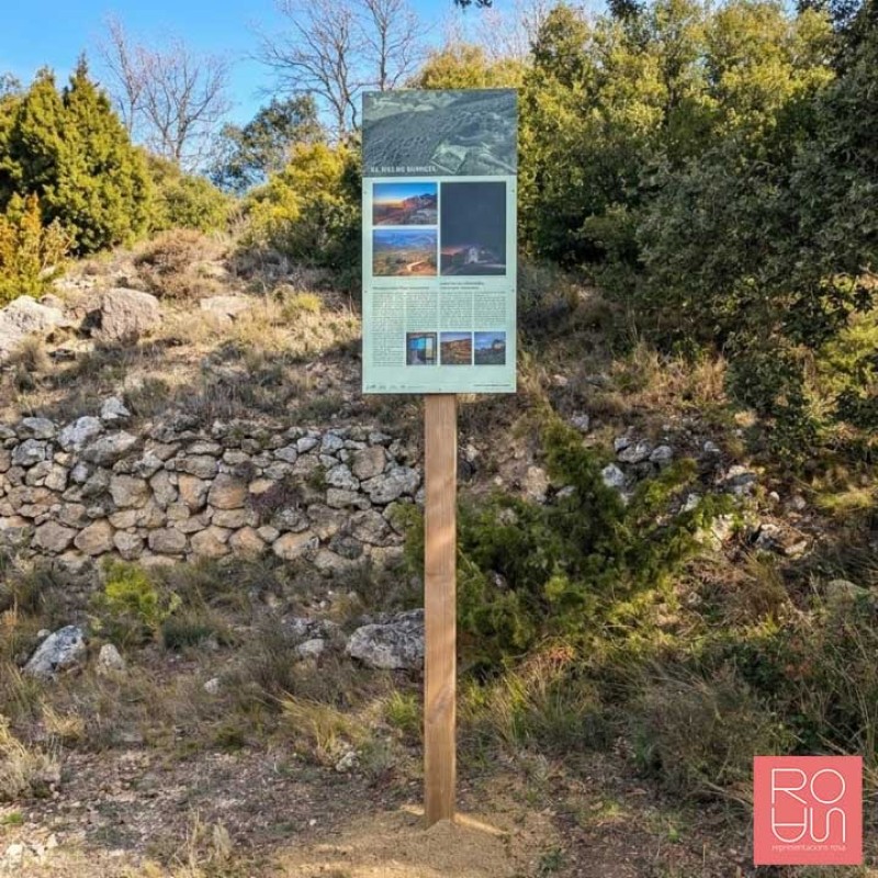 Cartellera informativa EIN de 450x900 mm per Espais Naturals Protegits EIN 